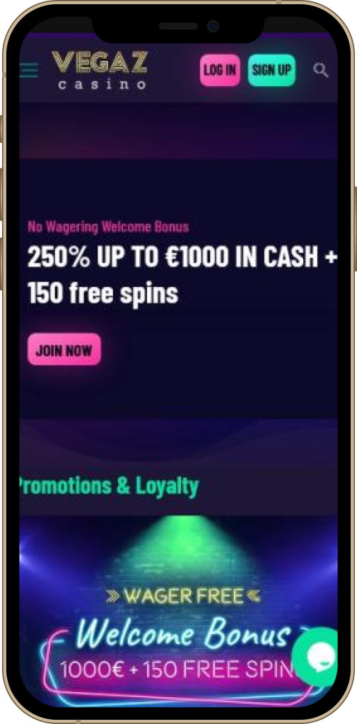 Vegaz Casino App